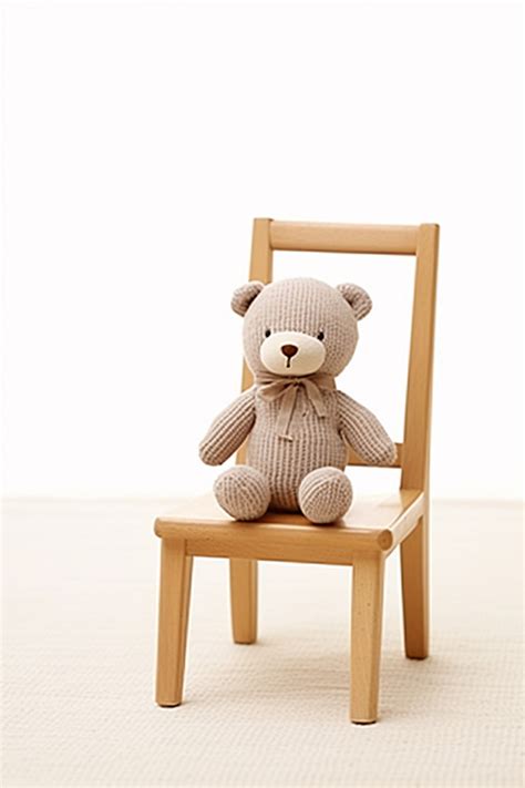 Teddy Bear Sitting On A Teddy Chair Background Wallpaper Image For Free ...