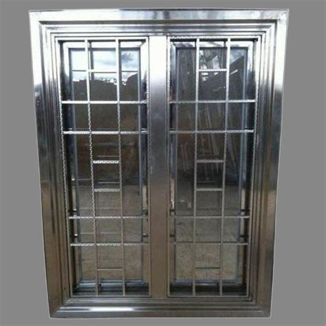 Polished Silver Stainless Steel Window For Home At Rs Piece In Bhopal