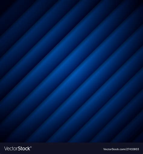 Abstract Dark Blue Stripe Pattern Diagonal Vector Image