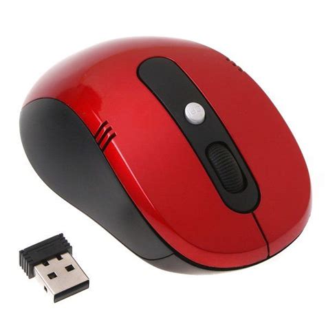 Portable Optical Wireless Mouse USB Receiver RF 2.4G For Desktop ...