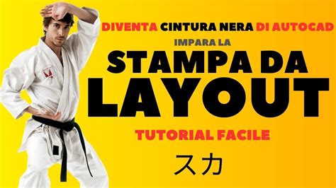 AutoCAD La Stampa Da LAYOUT E Pubblicazione PDF Tutorial Facile