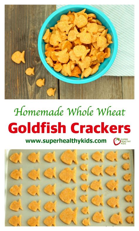 Homemade Whole Wheat Goldfish Crackers Recipe