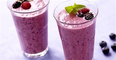 Smoothie De Frutas Del Bosque