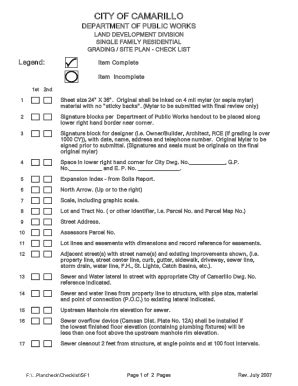 Fillable Online Plan Check Permits City Of Camarillo Fax Email