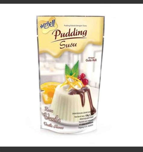 Nutrijell Pudding Susu Rasa Vanila Gr Agar Nutrijel Puding Bubuk