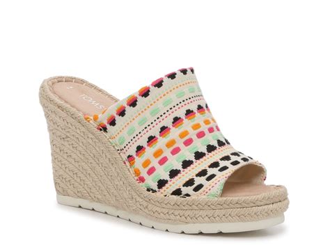 TOMS Monica Espadrille Wedge Sandal Women S Free Shipping DSW