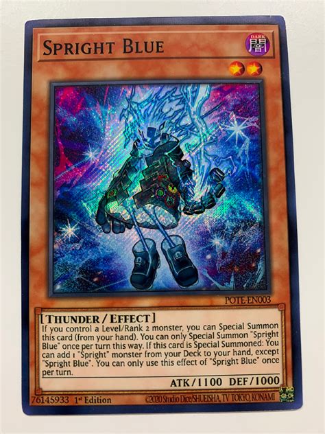 Spright Blue Secret Rare Orica Proxy Etsy