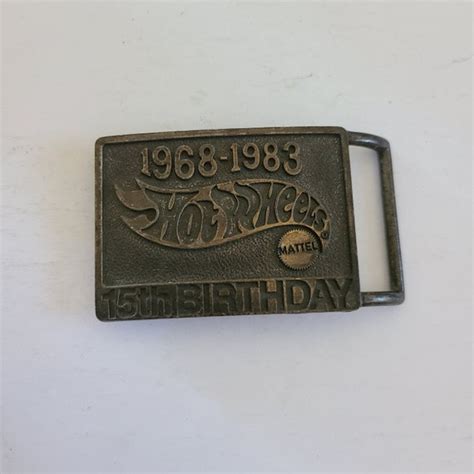 Vintage 1983 Hot Wheels 15th Birthday Collector Belt Gem