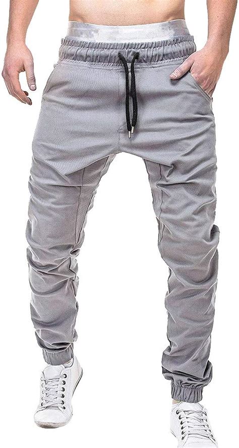 Ansenesna Hose Herren Cargo Chino Gummizug Lang Jogginghose M Nner