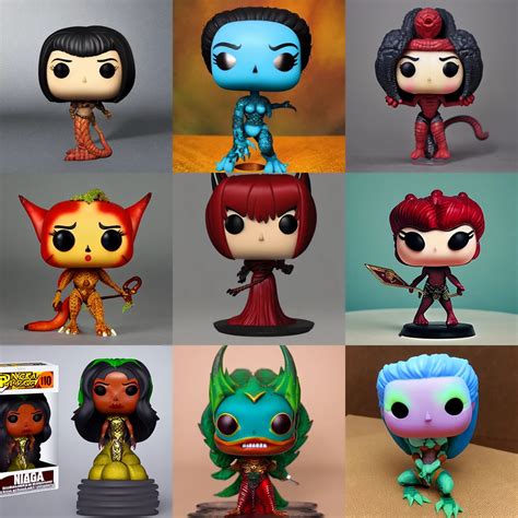 Naga Funko Pop Photorealistic Highly Detailed Stable Diffusion