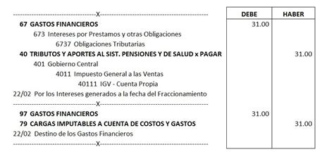 Asiento Contable De Venta A Credito Con Intereses Actualizado Enero 2025