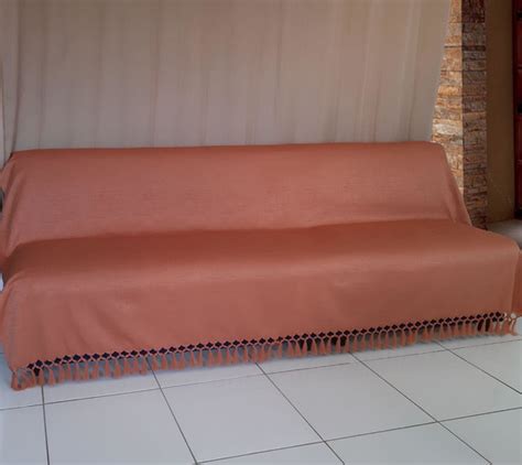 Manta Sofa Gigante Jacquard Mesclado Terracota Elo7