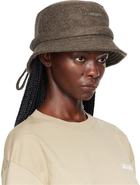 Jacquemus Brown Le Chouchou Le Bob Gadjo Bucket Hat Jacquemus