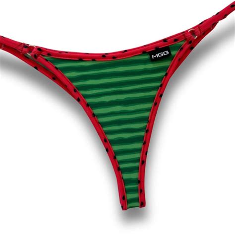 Watermelon Brazilian Bikini Bottom Micro Gigi