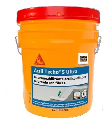 Acril Techo 5 Ultra Imper Blanco Reflectivo Térmico 18 L