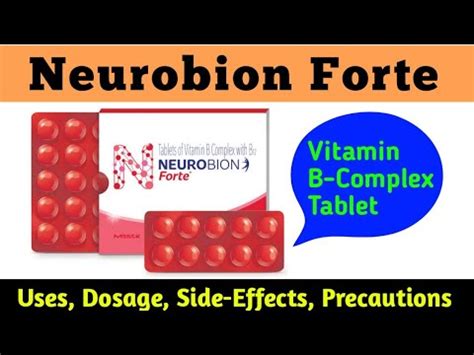 Neurobion Forte Tablet Neurobion Forte Tablet In Hindi Neurobion