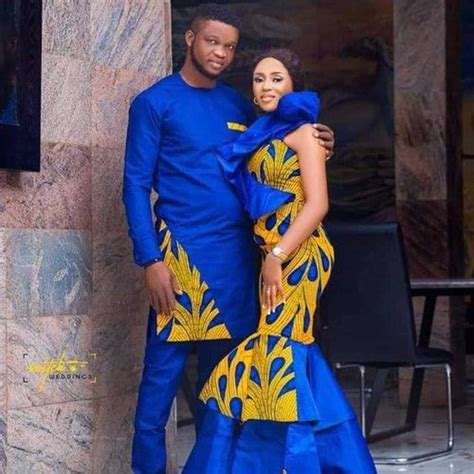 African Couples Clothingafrican Couples Outfit Africa Couples Wears African Wedding Outfit