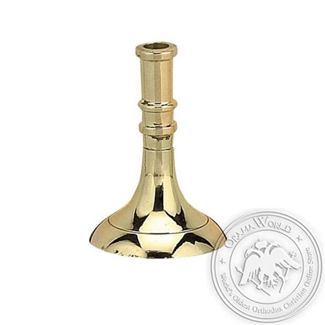 Byzantine Brass Holy Table Candlestick