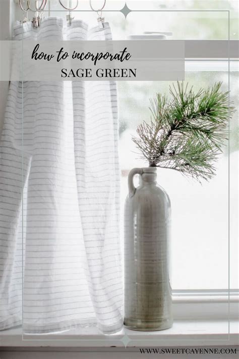 How To Incorporate Pinterests 2018 Color Sage Green Into Your Home