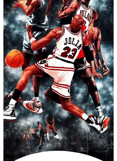 The Life Of Michael Jordan Movie Poster Art By Daniel Stable