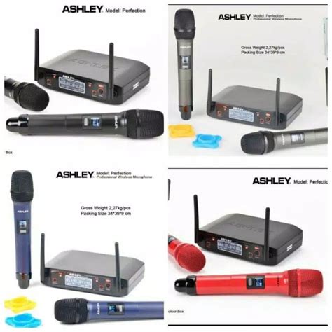 Jual Mic Wirelless Ashley Perfection Serial Original Free Koper Wisdom