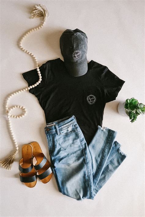 Vintage Boho Modern Aesthetic Outfit Flat Lay Ideas Clothing