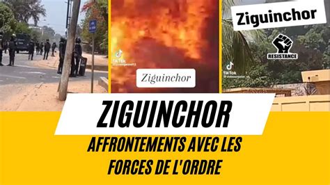 Affrontements A Ziguinchor A La Veille Du Proces Sonko Adji Sarr