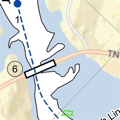 Tennessee River Chart 115 Tellico River Map By Us Army Corps Of