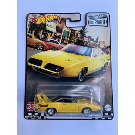 Hot Wheels Premium Plymouth Superbird Boulevard Shopee Brasil