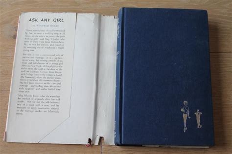 Ask Any Girl By Winifred Wolfe Good Hardcover 1959 1st Edition Wisbech Community Hub