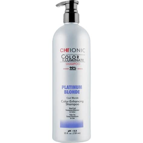 Sampon Nuantator Blond Platinat Chi Farouk Ionic Color Illuminate Shampoo Platinum Blonde
