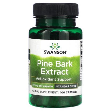 Swanson Pine Bark Extract Mg Capsules Count Smiths