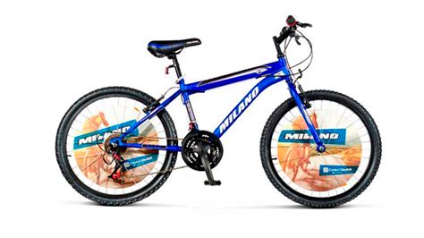 BICICLETA MILANO ACTION ARO 24 AZUL Mundo Express