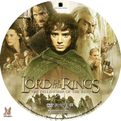 Lord Of The Rings Dvd Cover Art Rings Lord Fellowship Ring Dvd Labels