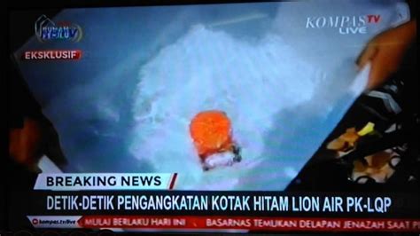 VIDEO Detik Detik Saat Penyelam Menemukan Kotak Hitam Pesawat Lion