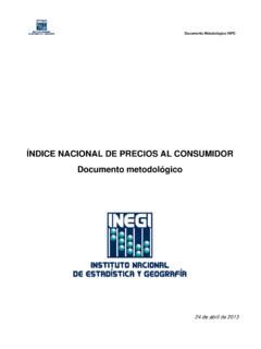 Documento Metodol Gico Ndice Nacional De Precios Al Documento