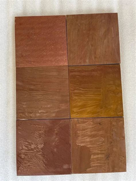 Polished Red Sandstone For Flooring Mm At Rs Sq Ft In Basoda