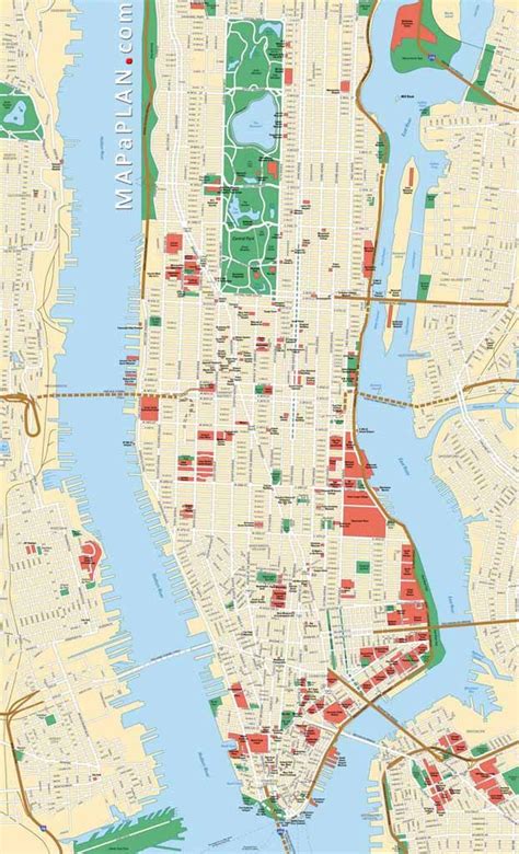 Free Printable Street Map Of Nyc