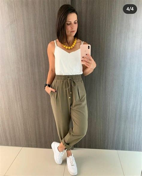 Pin De Elizabeth Morante Em Moda De Ropa Sport Chic Feminino Looks