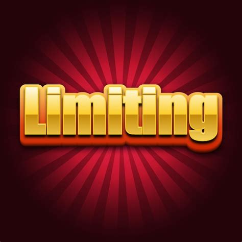 premium photo limiting text effect gold jpg attractive background
