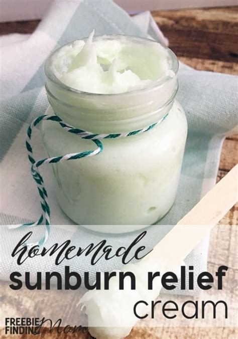 Homemade Sunburn Relief Cream Just 5 Steps