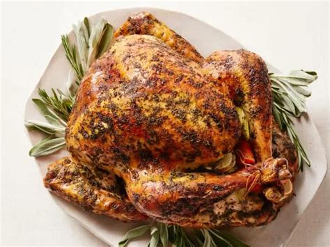 Fresh Herb Butter-Basted Turkey Recipe | Bobby Flay | Food Network