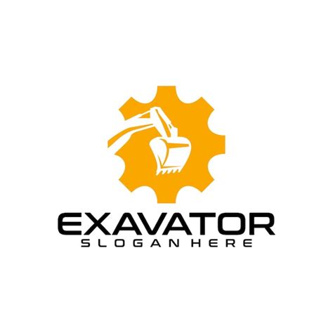 Premium Vector Excavator Logo Vector Design Template