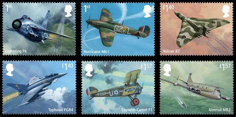 Gulfmann Stamps World Great Britain Royal Air Force Centenary