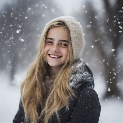 14 year old blonde smiling girl resembles emma watson Galeria Ferramenta gratuita de geração