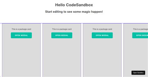 Modal Portal Carousel Forked Codesandbox