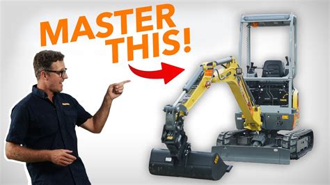 How To Operate A Mini Excavator Diggermate Youtube