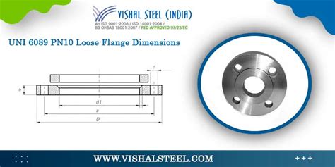 Din 2642 Flange Din 2642 Pn10 Lap Joint Flange Dimensions 40 Off