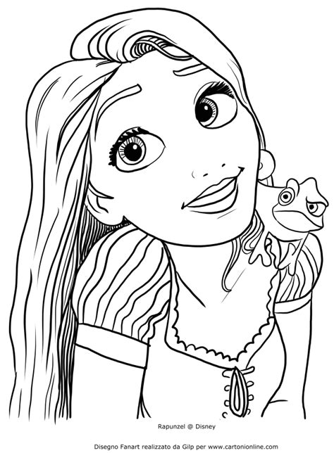 Dibujos De Rapunzel Para Imprimir Ideas Fantasticas Disney