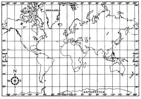 Free Printable Map Of The World With Longitude And Latitude - Sandra F ...